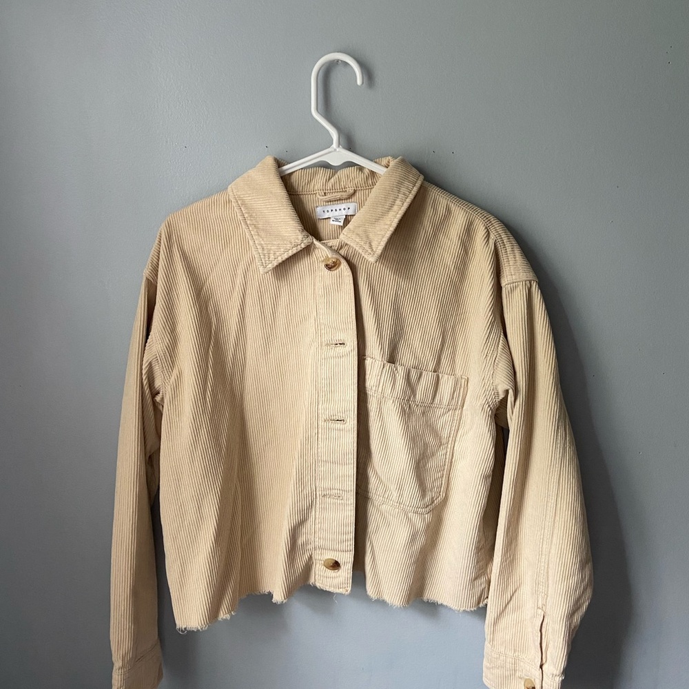 Boxy cropped Corduroy Jacket